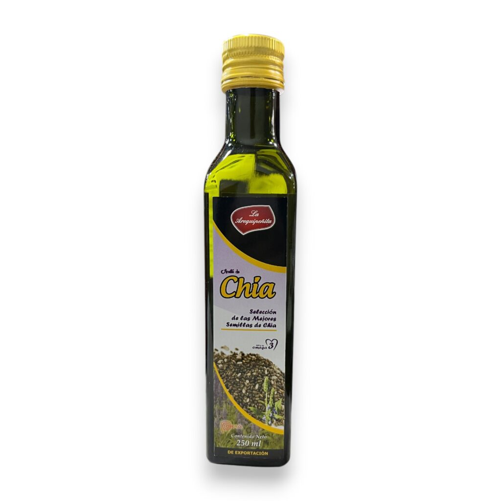 Aceite de chia 250ml La Arequipeñita extra virgen