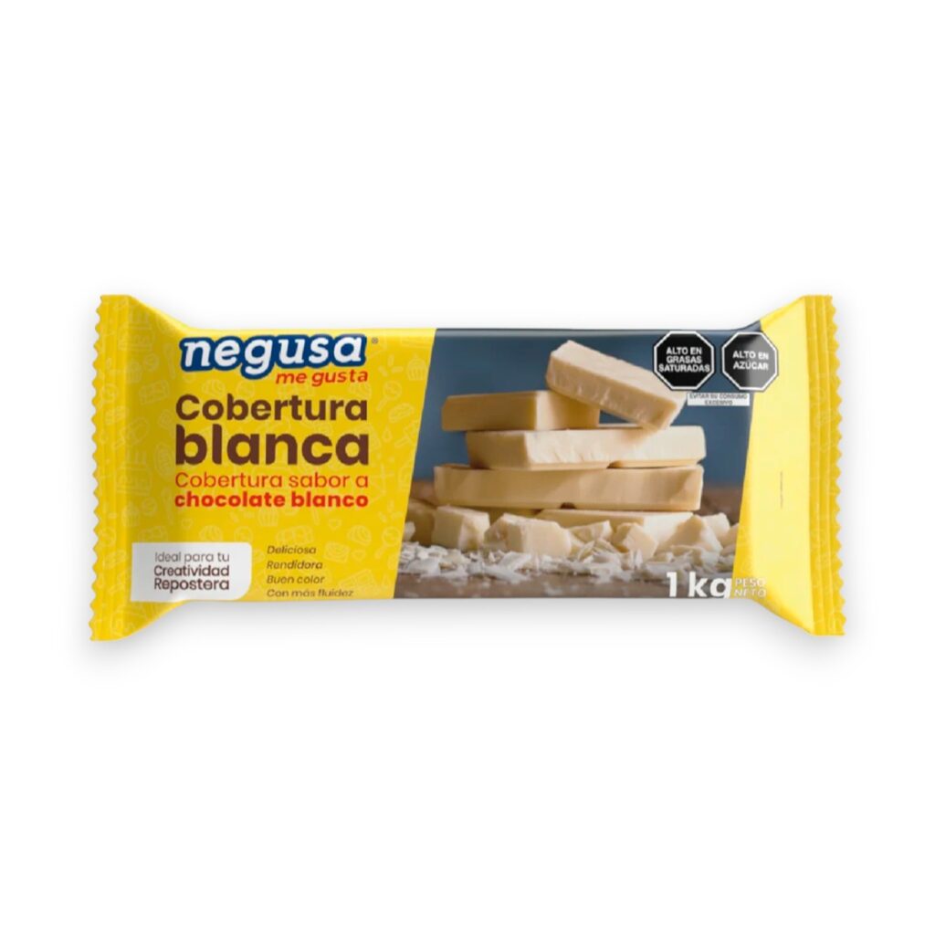 Cobertura Chocolate Bitter Negusa Blanco 1kg