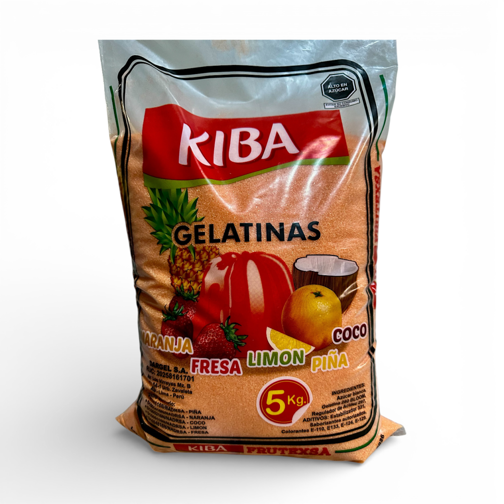 Gelatina naranja KIBA