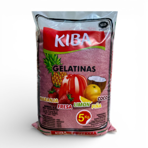 Gelatina fresa KIBA